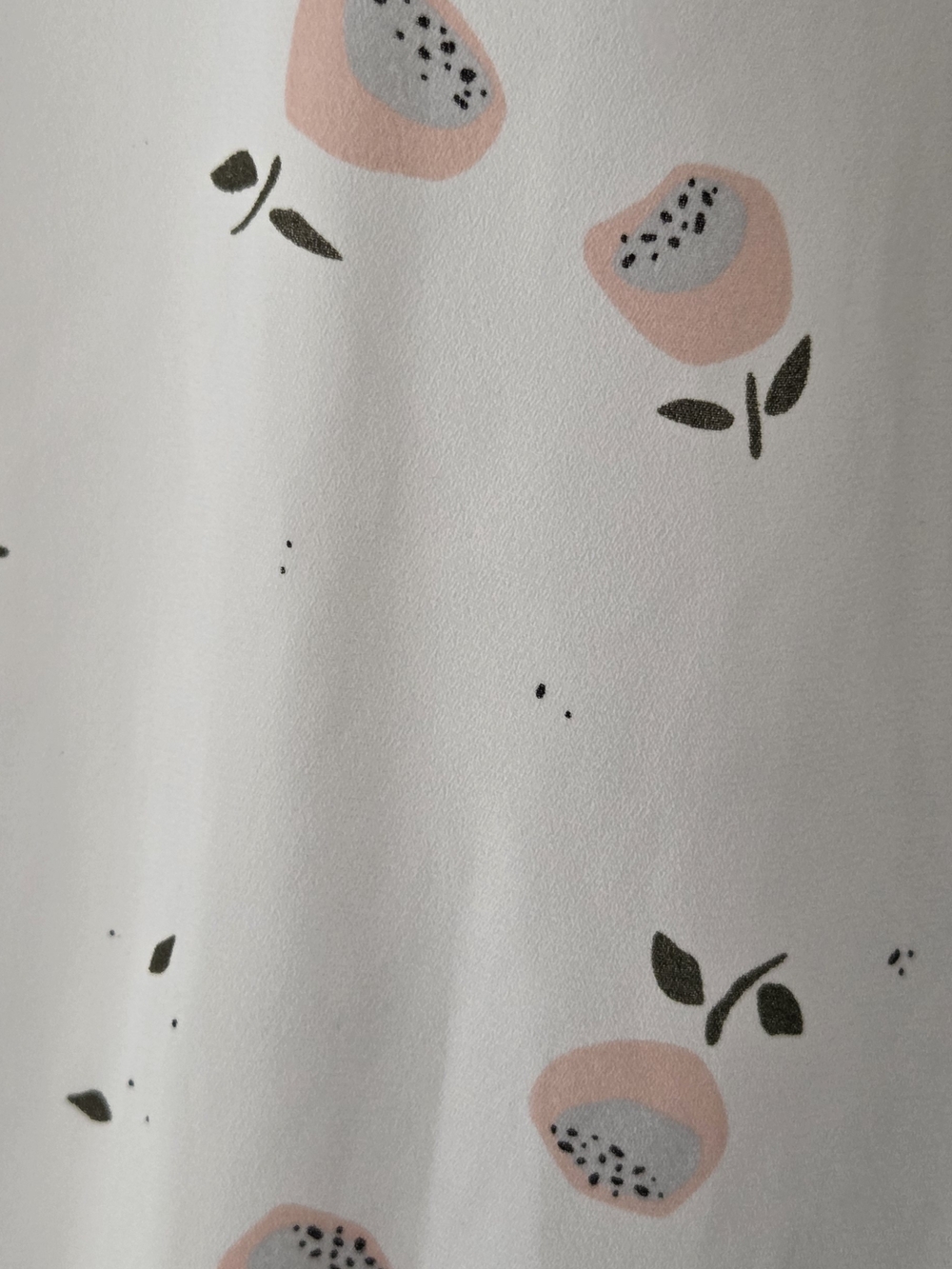 RW&CO. Cream Blouse with Peach Floral Print - Picture 3 of 4